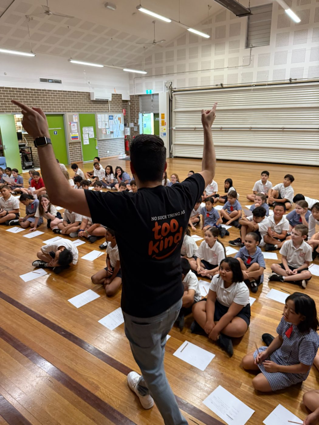 A Mighty Me facilitator leading a session